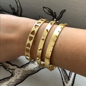 3 Madewell bracelets
